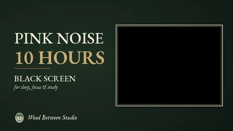 Pink Noise 10 Hours, Black Screen: preview