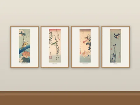 Japanese Bird and Flower Prints by Hiroshige: preview
