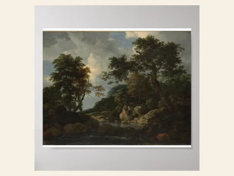 The Forest Stream by Jacob van Ruisdael: preview